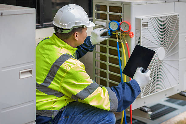 Professional Hvac technician working in Blanket, TX